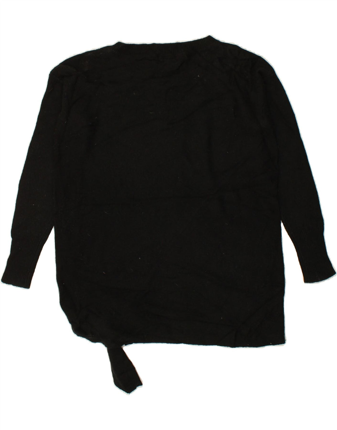 J. CREW Womens Oversized Boat Neck Jumper Sweater UK 2 2XS Black Wool Vintage J. Crew and Second-Hand J. Crew from Messina Hembry 