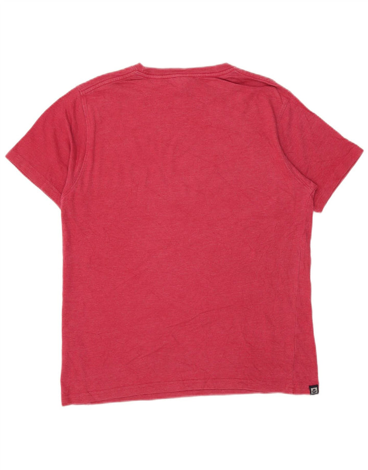 T-shirt grafica da uomo Saltrock Top piccola in cotone rosso