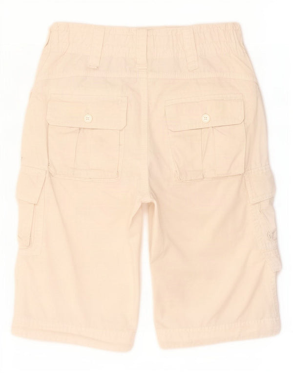 Tommy Hilfiger Ragazzi Cargo Bermuda Bermuda 7-8 Anni W24 Cotone Bianco Sporco
