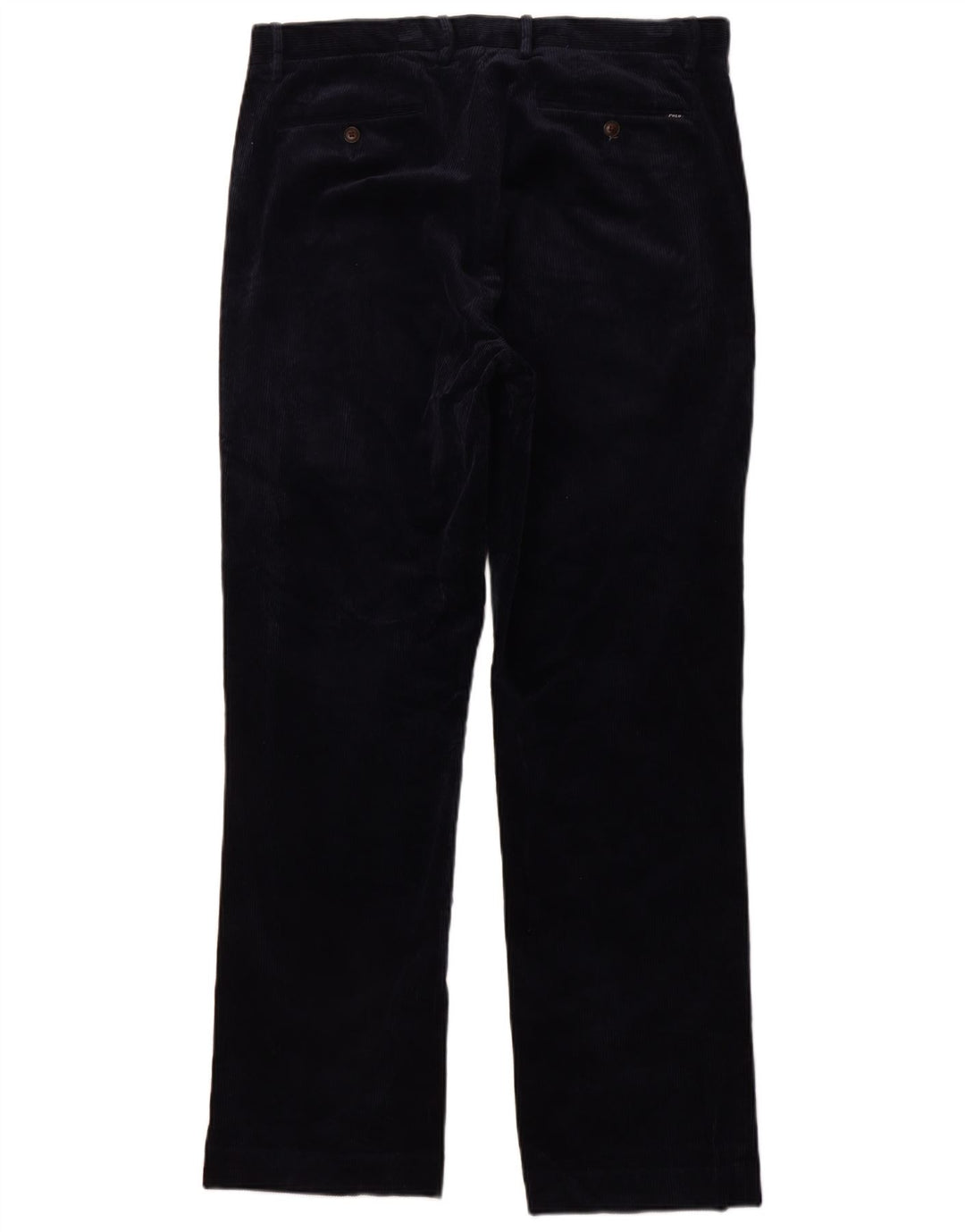 POLO RALPH LAUREN Pantaloni da uomo in velluto a coste dalla vestibilità classica W34 L32 Blu navy