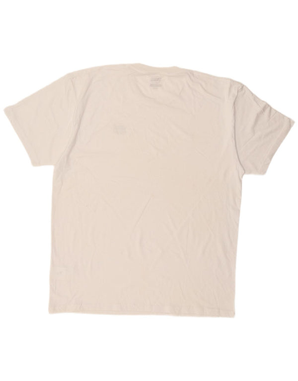 T-shirt da uomo con vestibilità classica VANS XL in cotone bianco