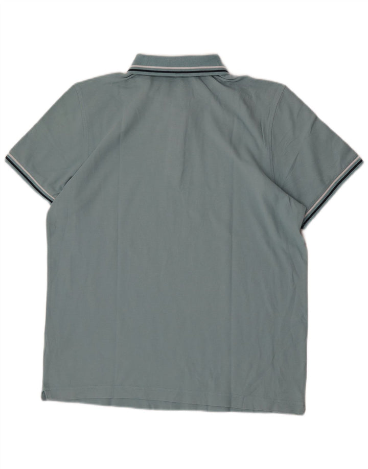 Polo Uomo Lotto Large in Cotone Blu