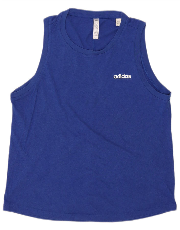 Canotta Adidas Aeroready da uomo UK 38/40 Poliestere blu medio