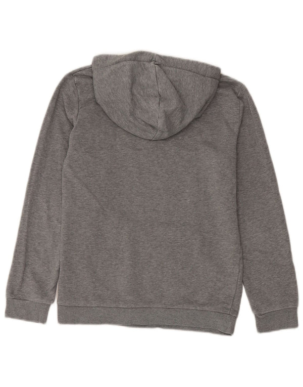 Felpa con cappuccio grafica da ragazzo Puma 11-12 anni in cotone grigio
