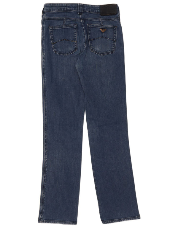 Jeans dritti da donna Armani W27 L27 Blu