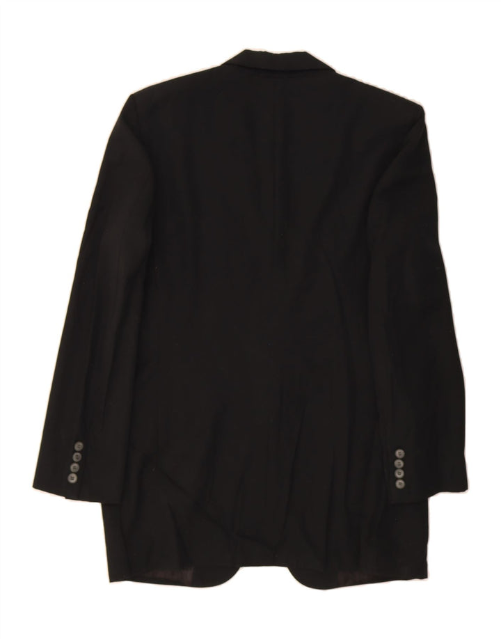 GRODINS Mens 2 Button Blazer Jacket UK 38 Medium Black Vintage Grodins and Second-Hand Grodins from Messina Hembry 