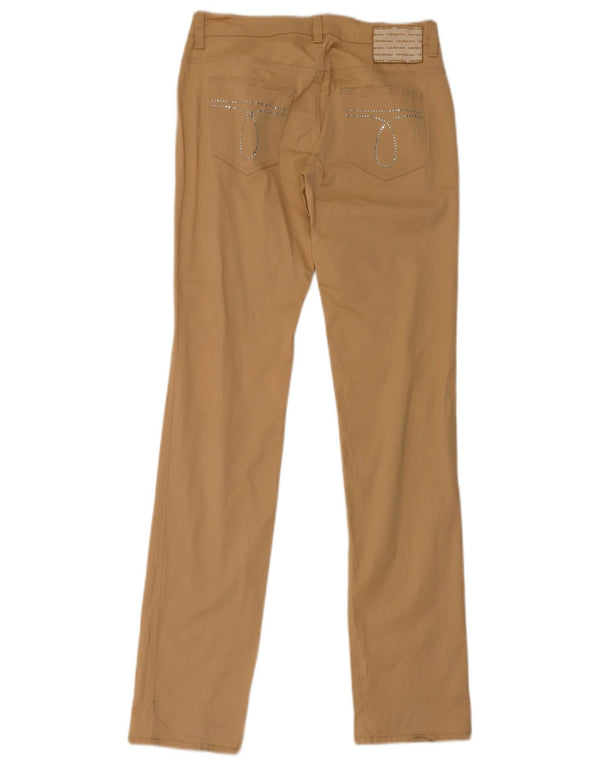 Pantaloni casual slim da donna Calvin Klein W27 L34 cotone beige