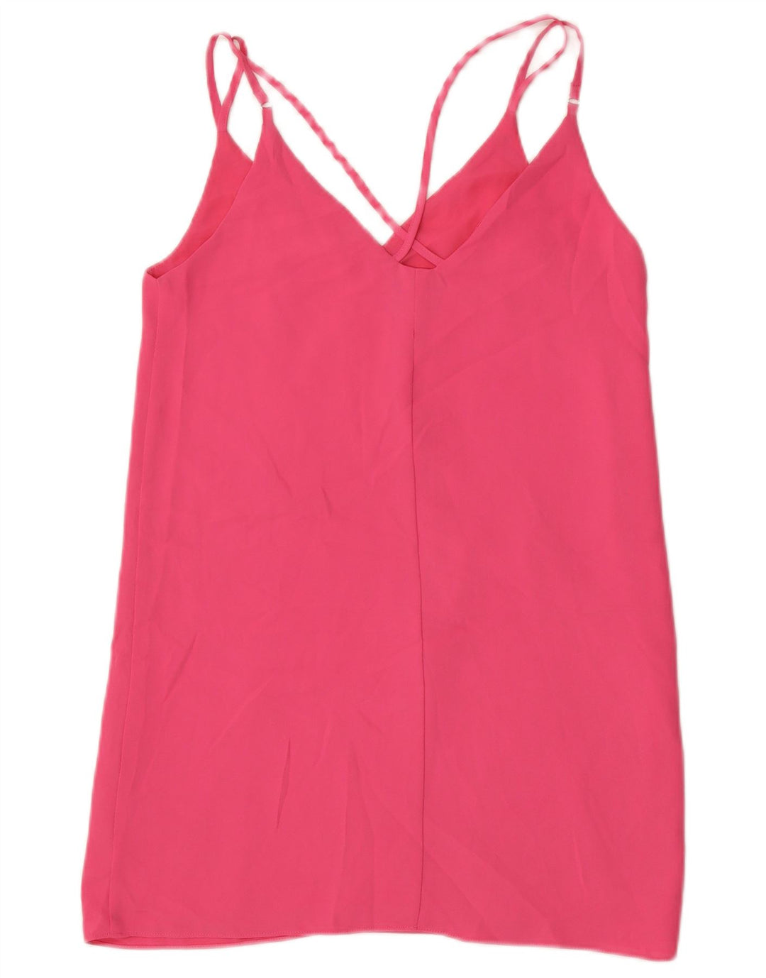 Topshop Abito da donna Petite Slip UK 10 Piccolo poliestere rosa