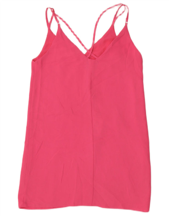 Topshop Abito da donna Petite Slip UK 10 Piccolo poliestere rosa