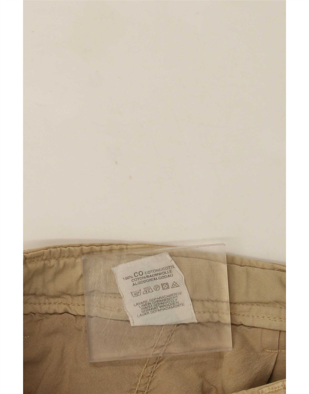 Pantaloncini cargo da uomo Carrera W36 grandi in cotone beige