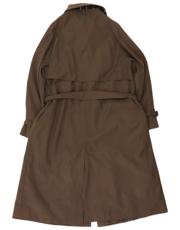 Trench da donna David Barry UK 12 Marrone medio