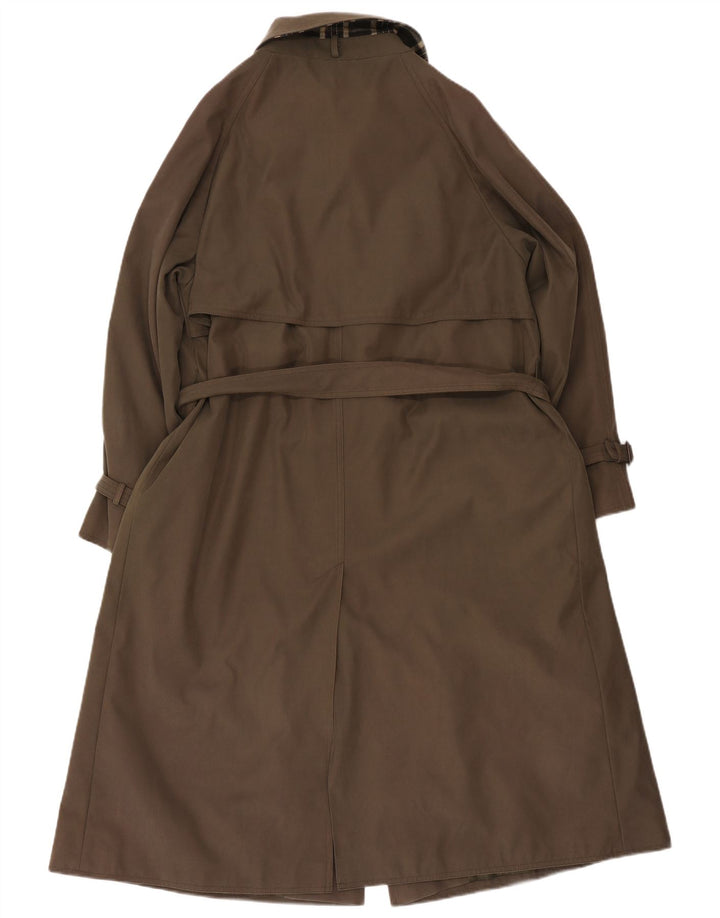 Trench da donna David Barry UK 12 Marrone medio