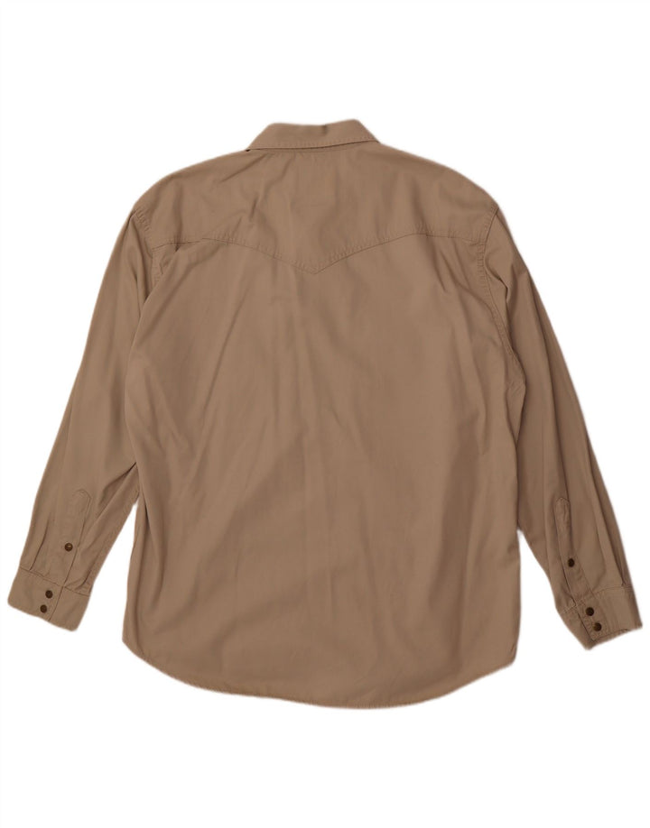 Camicia da uomo Wrangler 2XL cotone beige