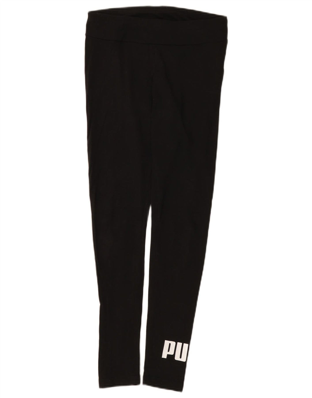 Leggings grafici da donna Puma UK 8 piccoli cotone nero