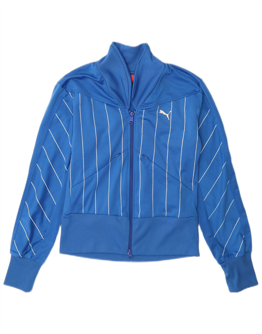 Giacca sportiva da donna con grafica Puma UK 10 Small Blue Gessato