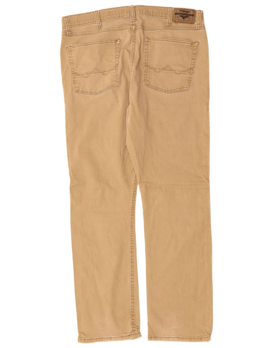 Pantaloni casual dritti slim da uomo WRANGLER W36 L29 Beige