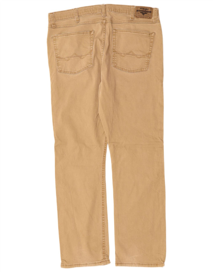 Pantaloni casual dritti slim da uomo WRANGLER W36 L29 Beige