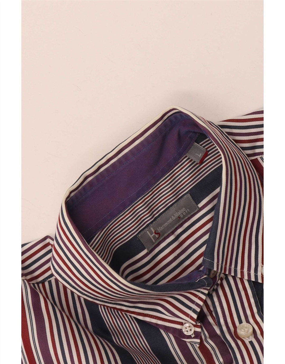 Camicia da uomo Harmont & Blaine a righe grandi multicolori