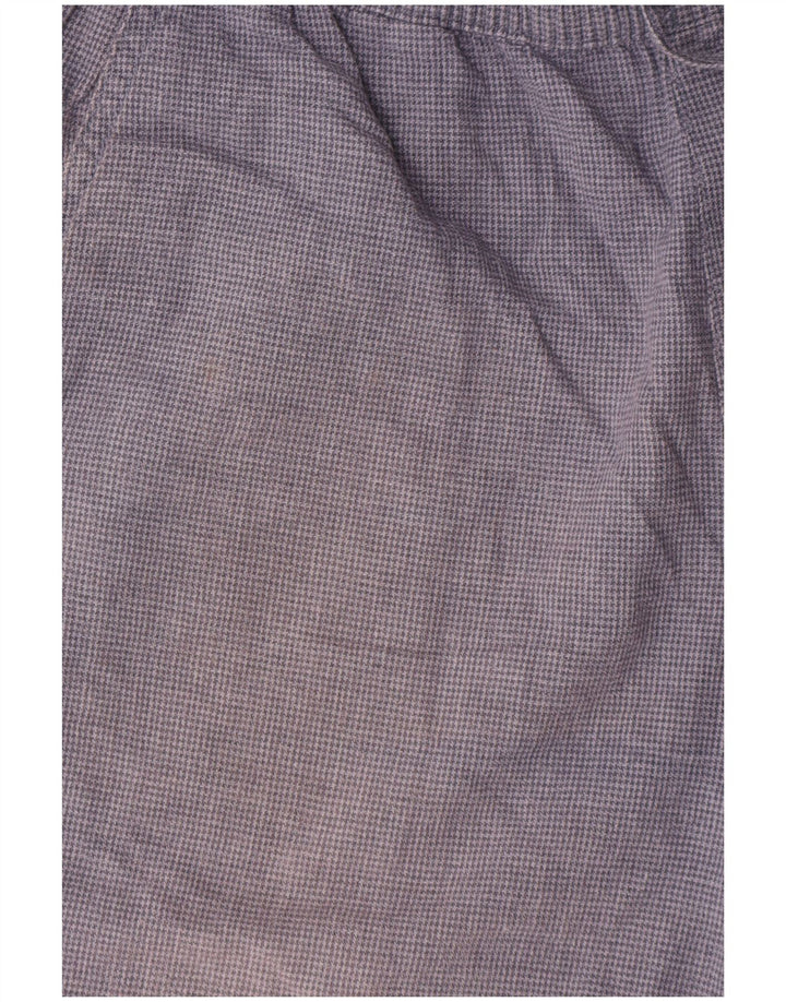 Pantaloncini chino da donna Abercrombie & Fitch medi W32 blu navy pied de poule