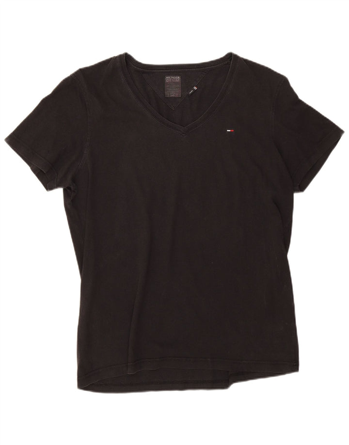 Maglietta da donna Tommy Hilfiger Top UK 14 media nera