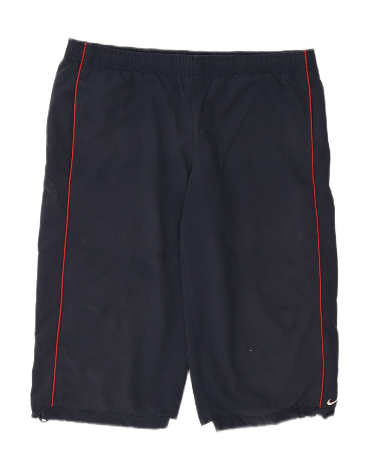 NIKE Mens Bermuda Sport Shorts Medium  Navy Blue