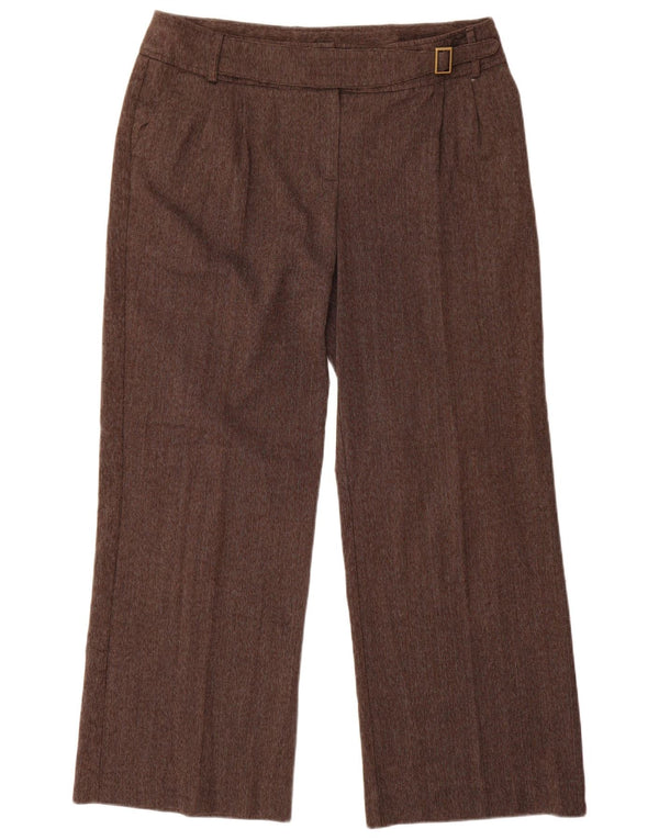 Pantaloni chino con pegged da donna M&Co UK 14 Large W34 L29 Marrone