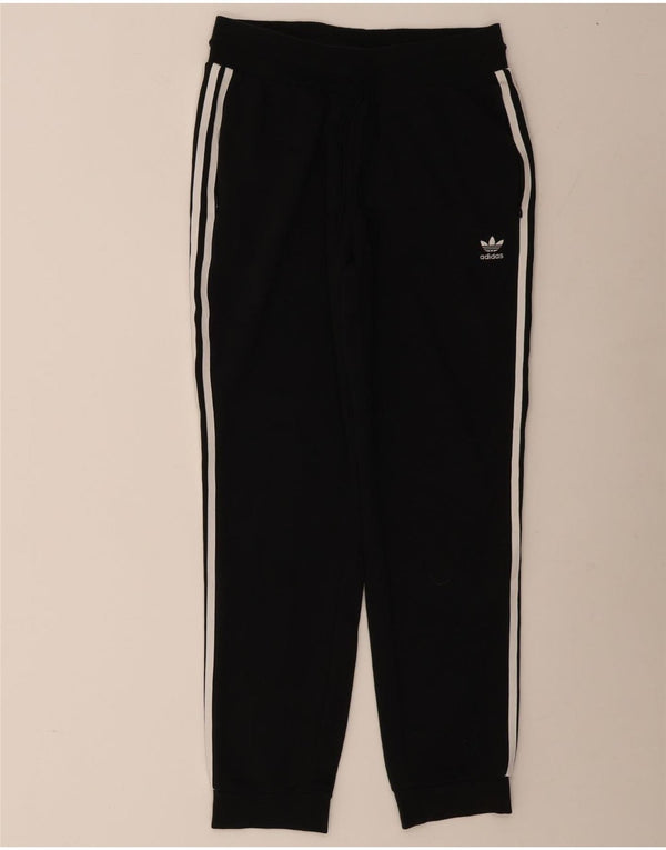 Pantaloni da tuta da donna Adidas Joggers UK 16 Large Nero Cotone