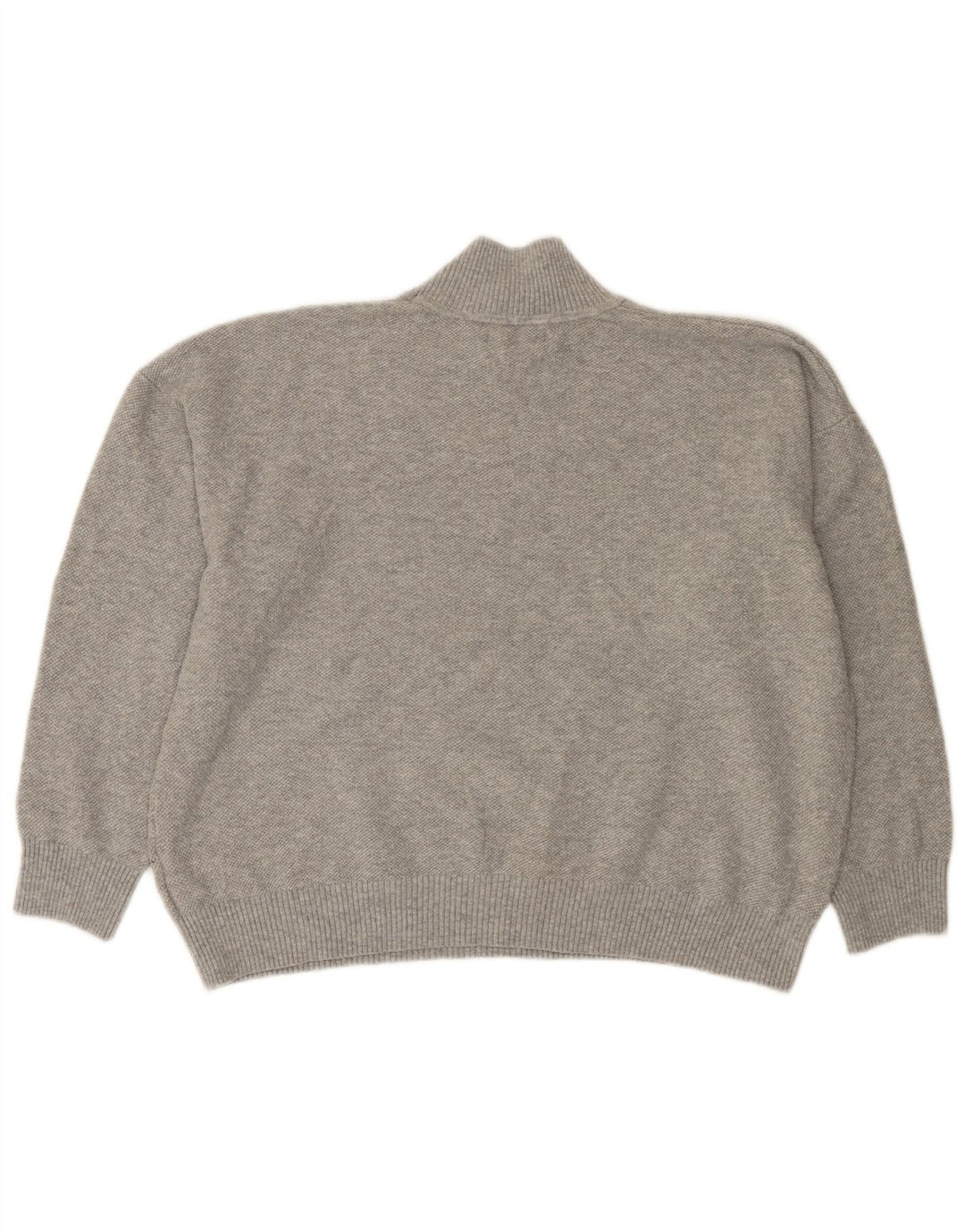 Maglione maglione a collo alto da donna Marks & Spencer UK 16 grande grigio