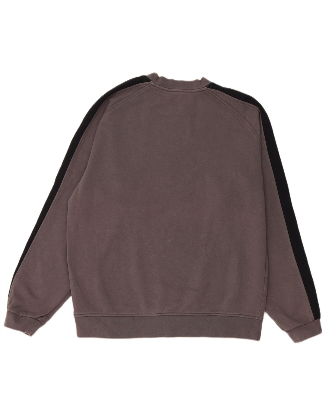 Felpa da uomo Nike Maglione grande in cotone color block grigio
