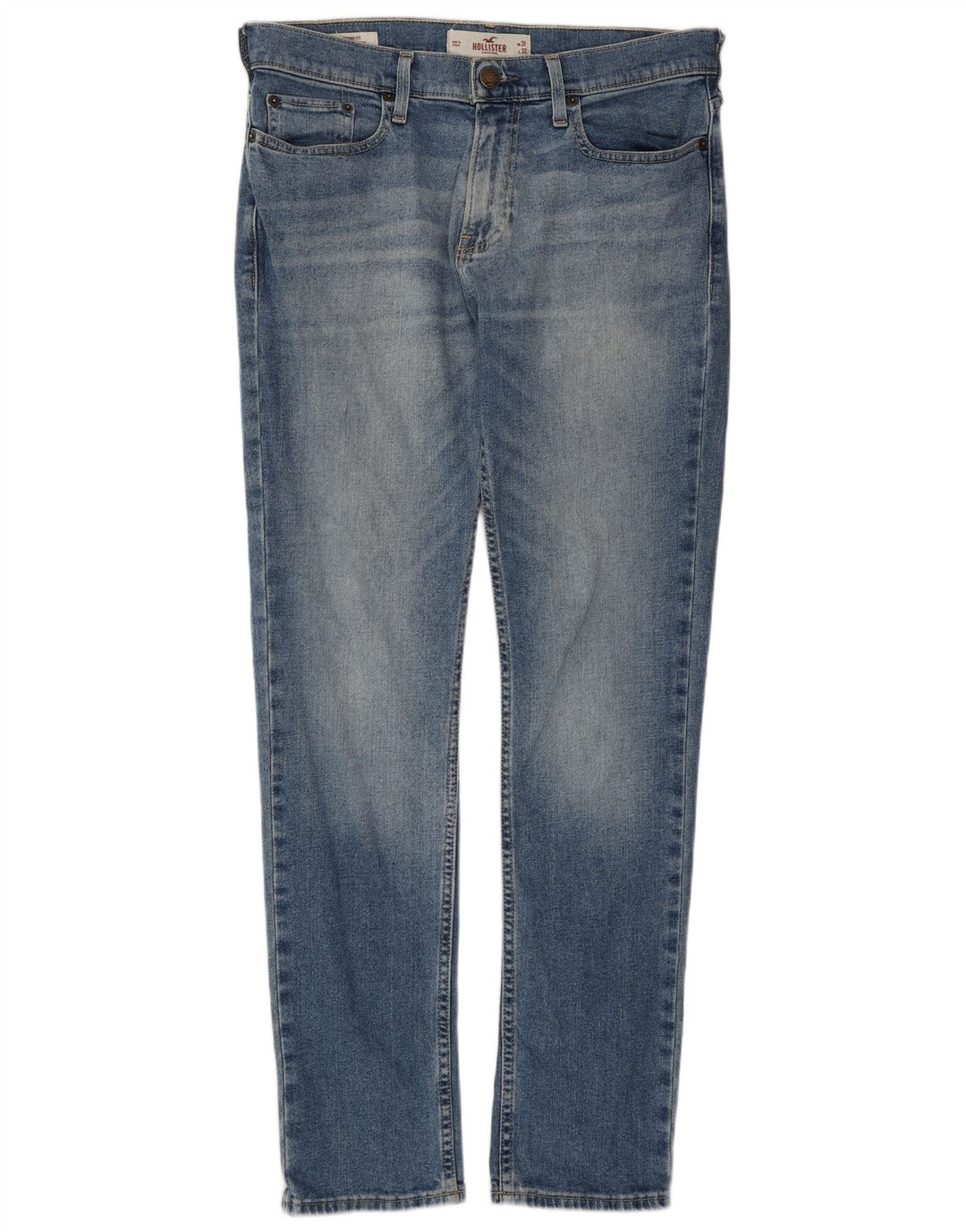 Jeans skinny da uomo HOLLISTER W31 L32 in cotone blu