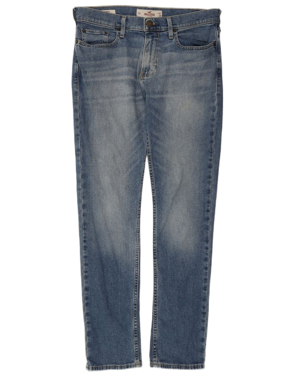 Jeans skinny da uomo HOLLISTER W31 L32 in cotone blu