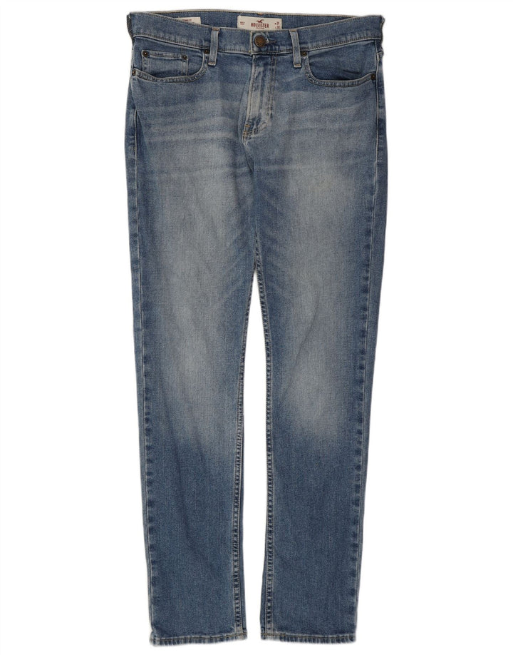 Jeans skinny da uomo HOLLISTER W31 L32 in cotone blu