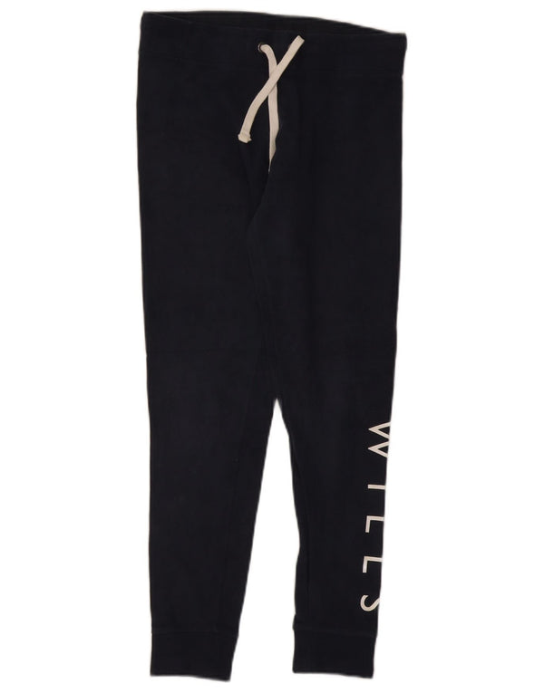 Pantaloni da tuta con grafica da donna Jack Wills Joggers UK 10 Small Blu Navy
