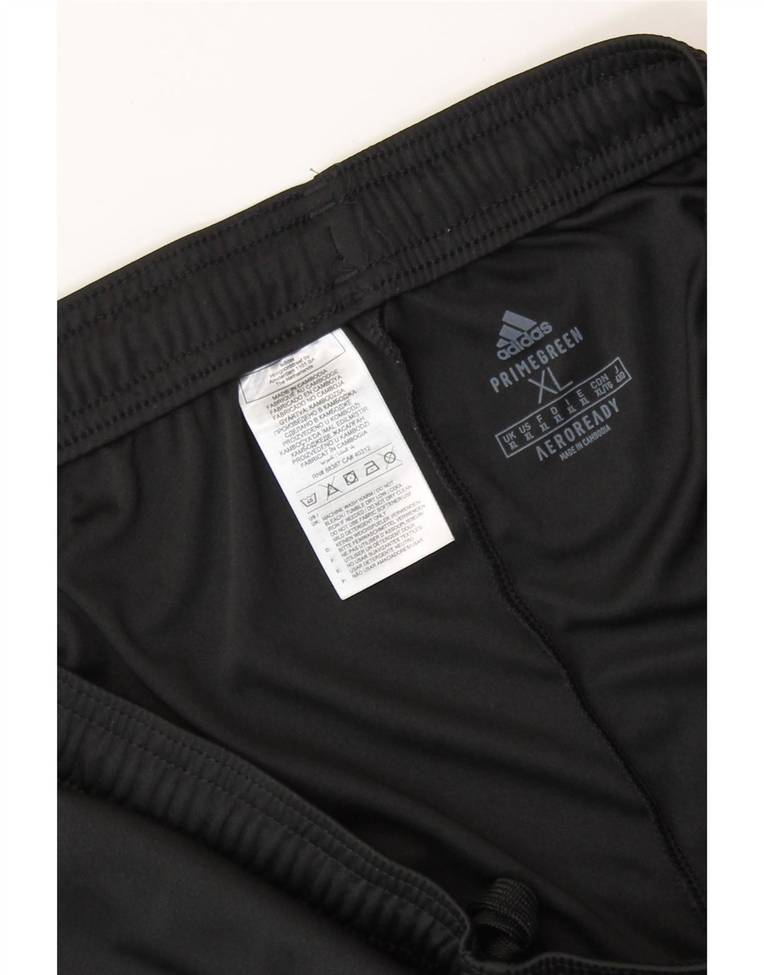 Pantaloncini sportivi ADIDAS Aeroready da uomo XL poliestere nero