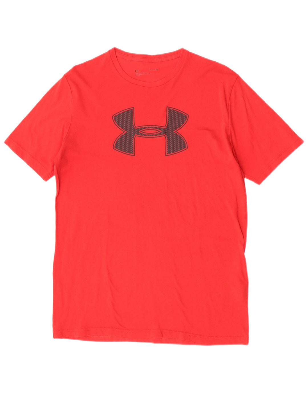 T-shirt grafica da uomo Under Armour Top rosso medio in cotone