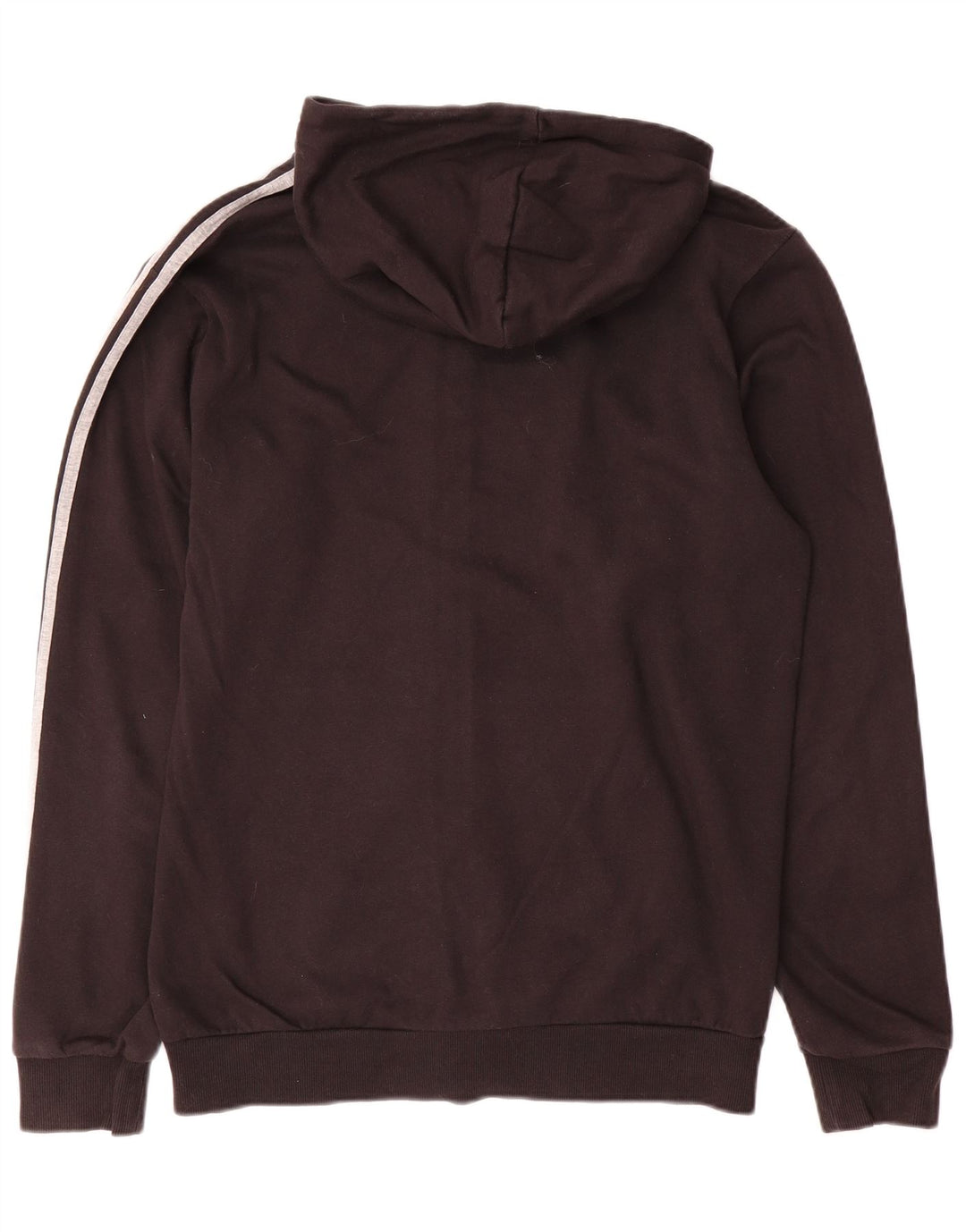 Maglione con cappuccio e zip da uomo ADIDAS UK 40/42 cotone nero medio