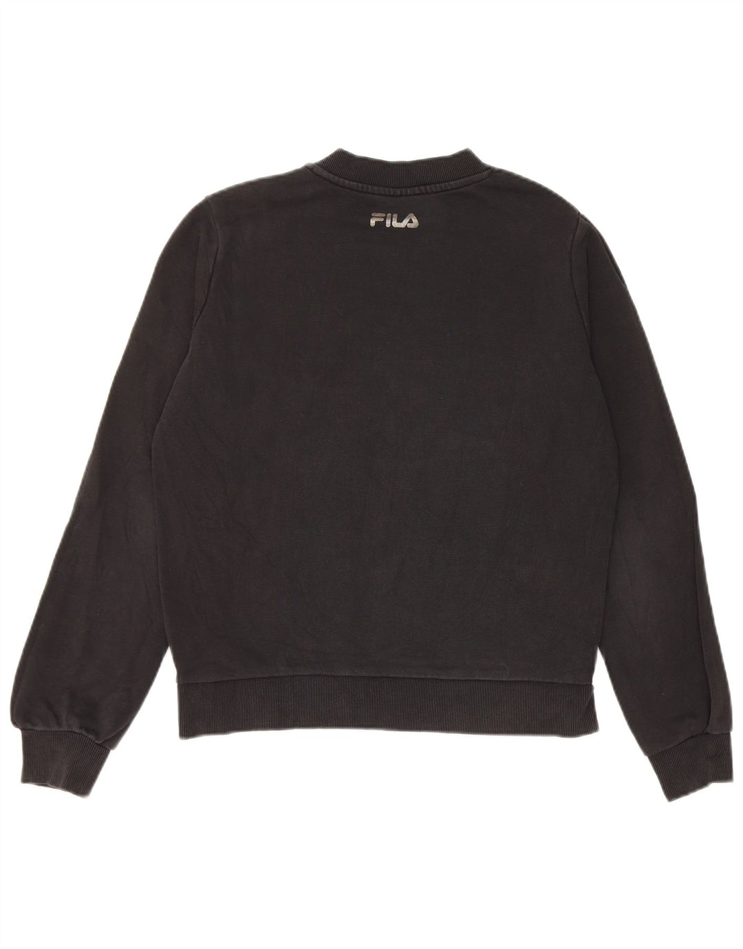 Felpa oversize da donna Fila Jumper UK 6 XS cotone nero