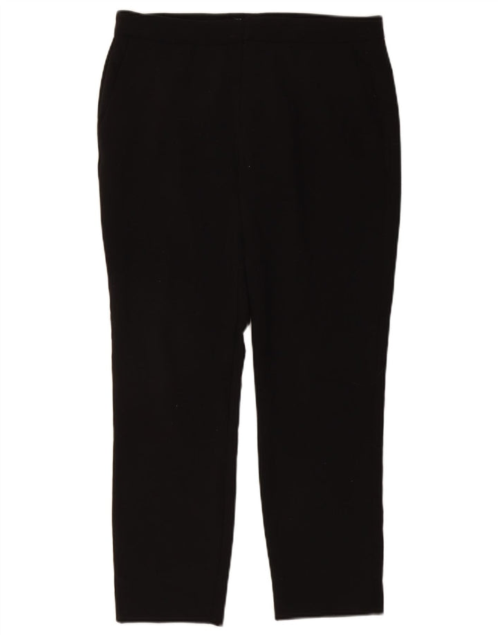 Pantaloni chino dritti da donna Zara EU 38 piccoli W28 L26 neri