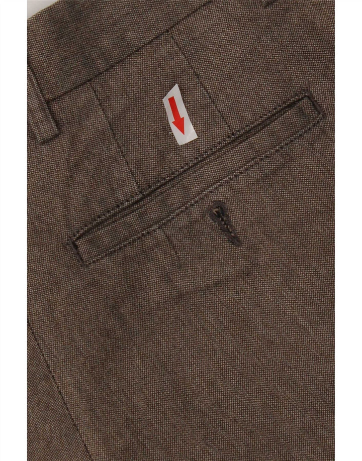 Pantaloni chino dritti da uomo Zara EU 40 medio W31 L30 poliestere grigio