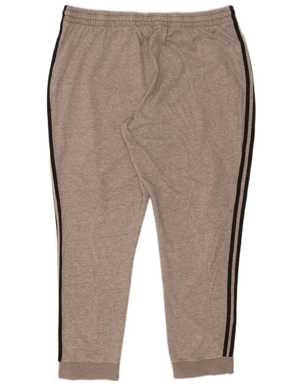 Pantaloni da tuta da uomo Adidas Joggers 3XL Cotone chiazzato grigio