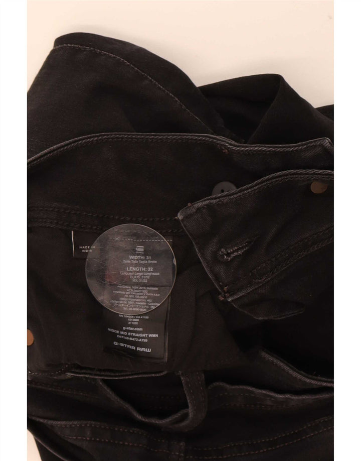Jeans dritti Midge da donna G-Star W31 L32 cotone nero