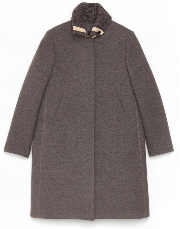 Cappotto da donna Fay UK 18 XL grigio lana vergine