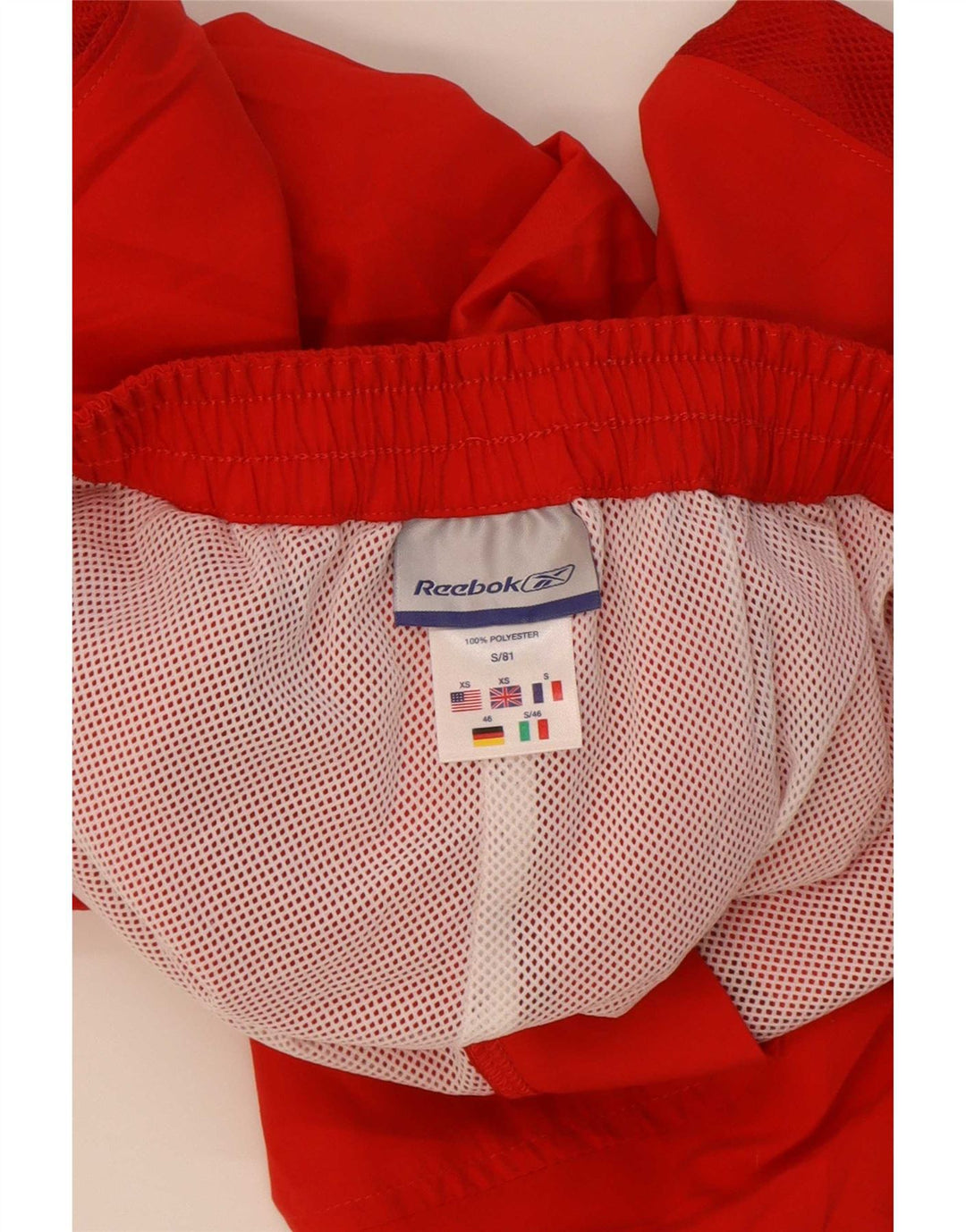 Pantaloni da tuta Nike Capri da uomo, piccoli, in poliestere color block rosso