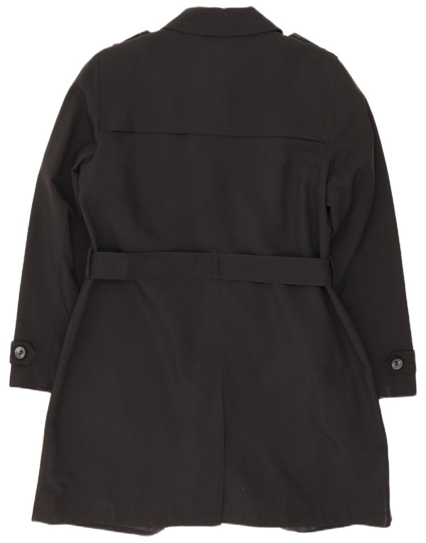 Trench da donna Marks & Spencer UK 16 grande poliestere nero