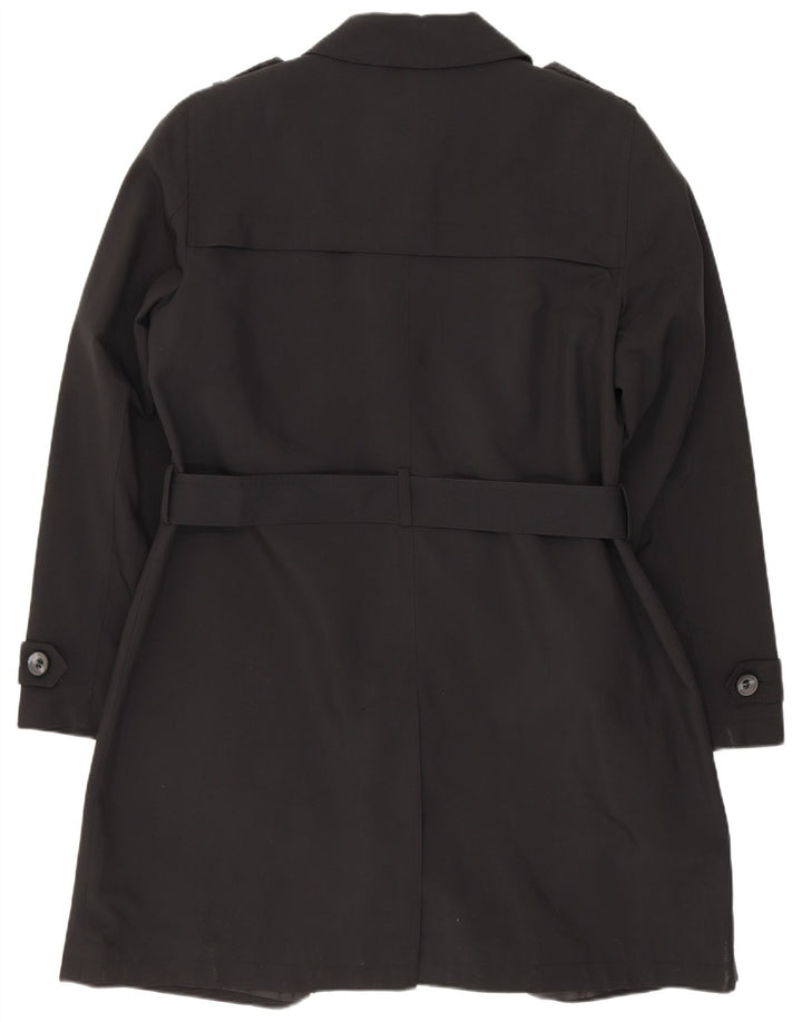 Trench da donna Marks & Spencer UK 16 grande poliestere nero