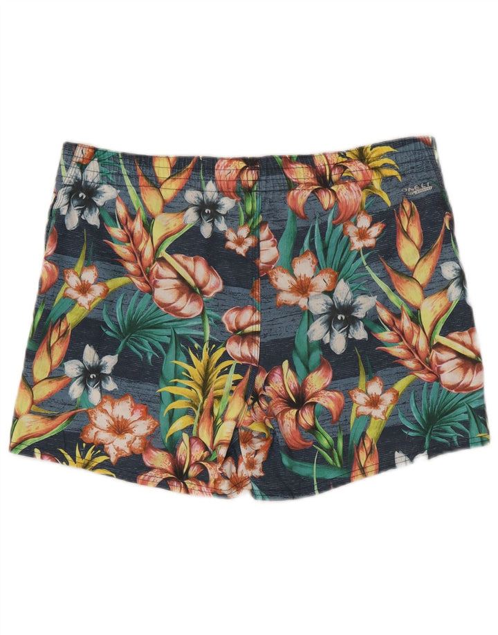 Pantaloncini da bagno da uomo O'Neill piccoli in poliestere floreale blu