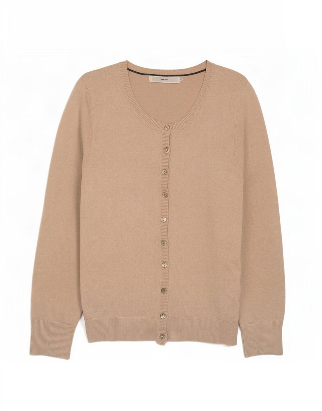 Maglione cardigan da donna John Lewis UK 12 Viscosa beige medio