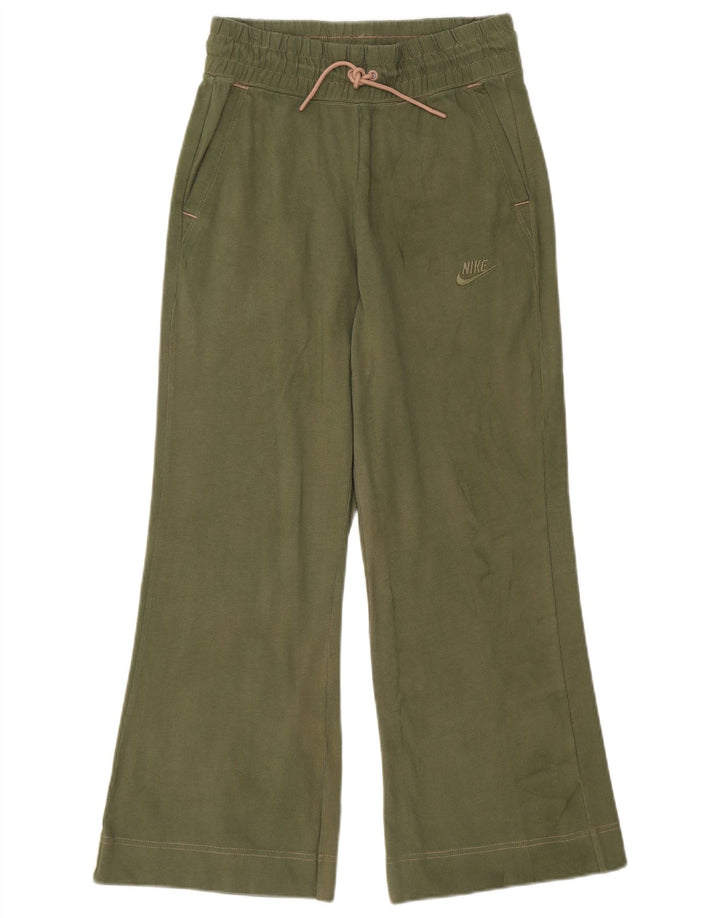 Pantaloni da tuta da donna NIKE UK 10 piccoli in cotone verde