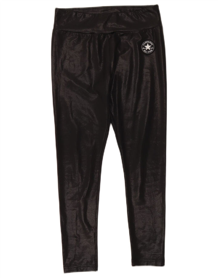 Leggings Converse Bambina 12-13 anni Large Nero Poliestere