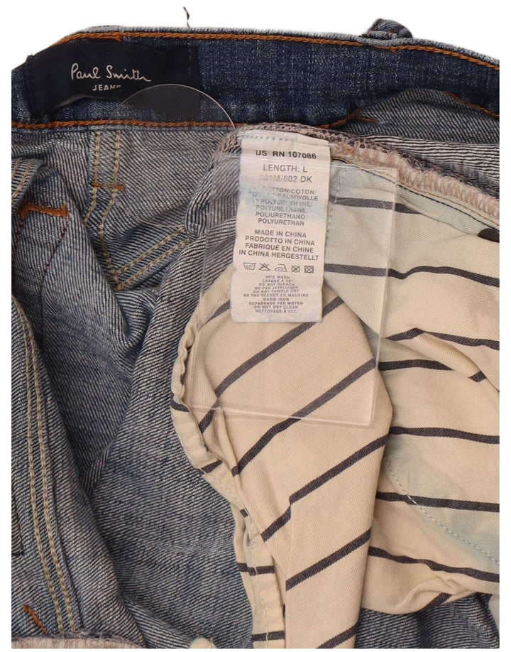 Jeans slim da uomo Paul Smith W34 L34 cotone blu